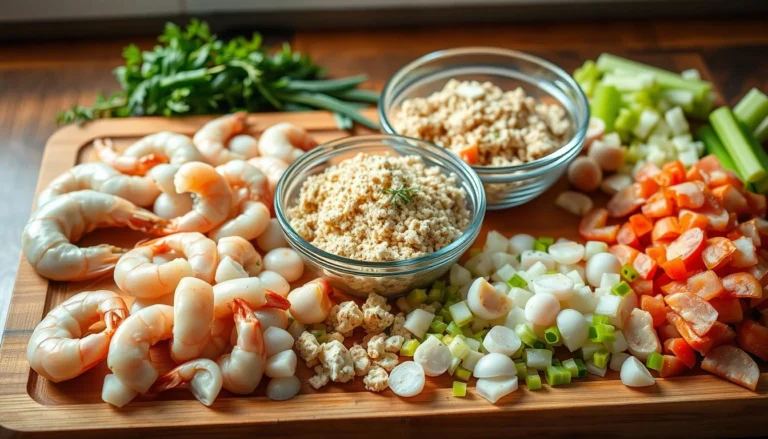 Make holidays extra special with this rich and savory seafood dressing recipe—a flavorful twist on a classic side dish loaded with shrimp, crab, and herbs.