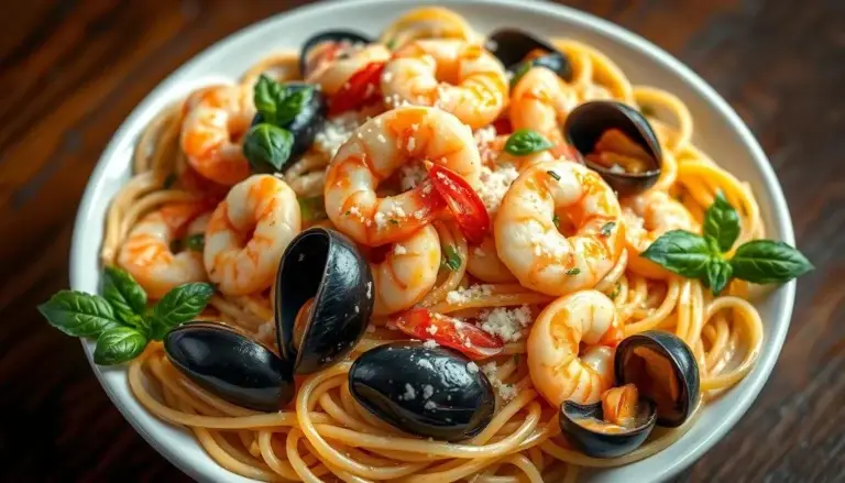Try these delicious seafood medley recipes featuring shrimp, scallops, mussels, and calamari for flavorful one-pan meals, pastas, and stews