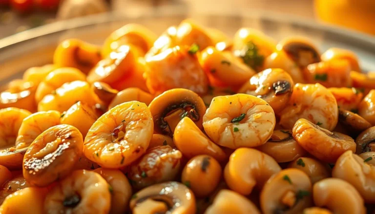 Enjoy this rich and creamy seafood mushroom recipe made with shrimp, crab, and sautéed mushrooms—perfect for pasta, rice, or stuffed dishes